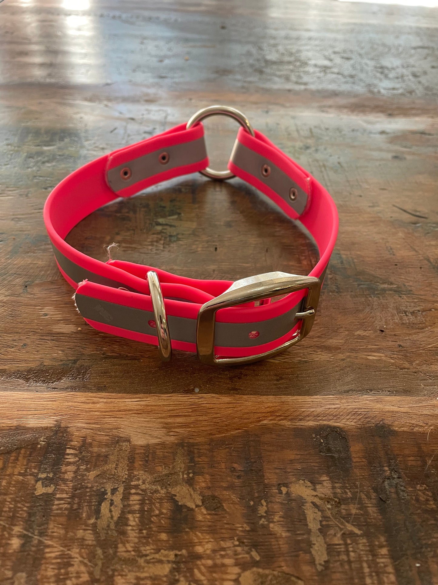 Center Ring Reflective Dog Collar